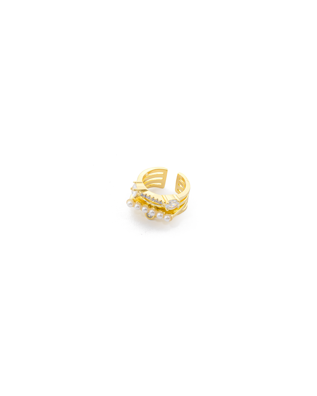 Aretes Simulador Dorados M4 Oro Laminado