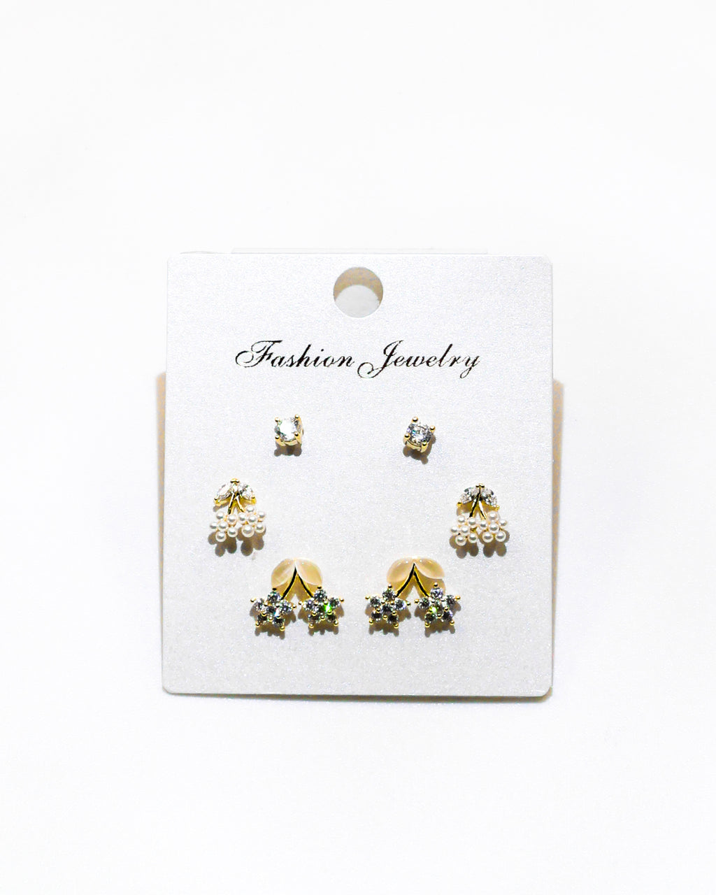 Set Aretes X3 - M20 Oro Laminado