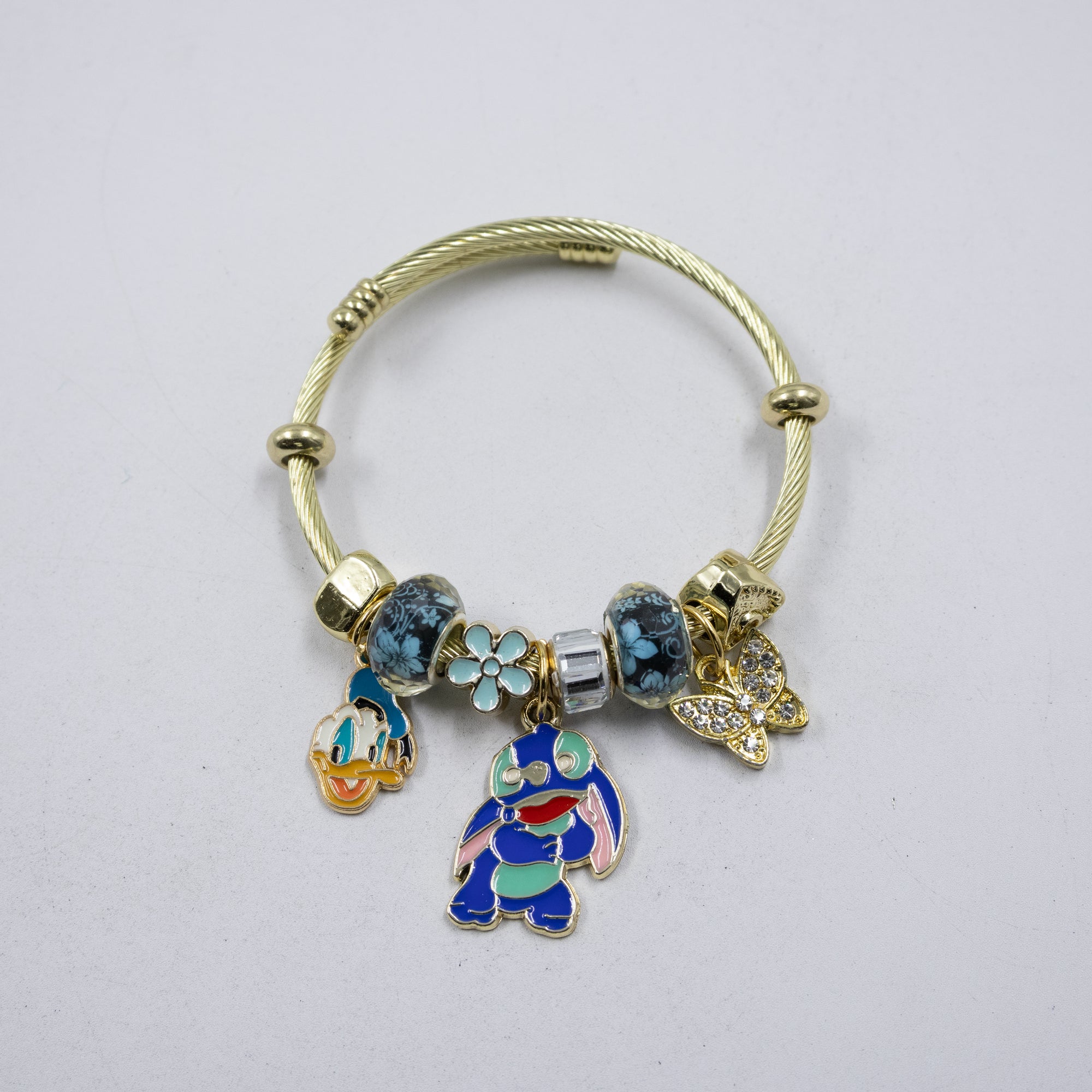 Pulsera tipo Pandora M11 Oro Laminado