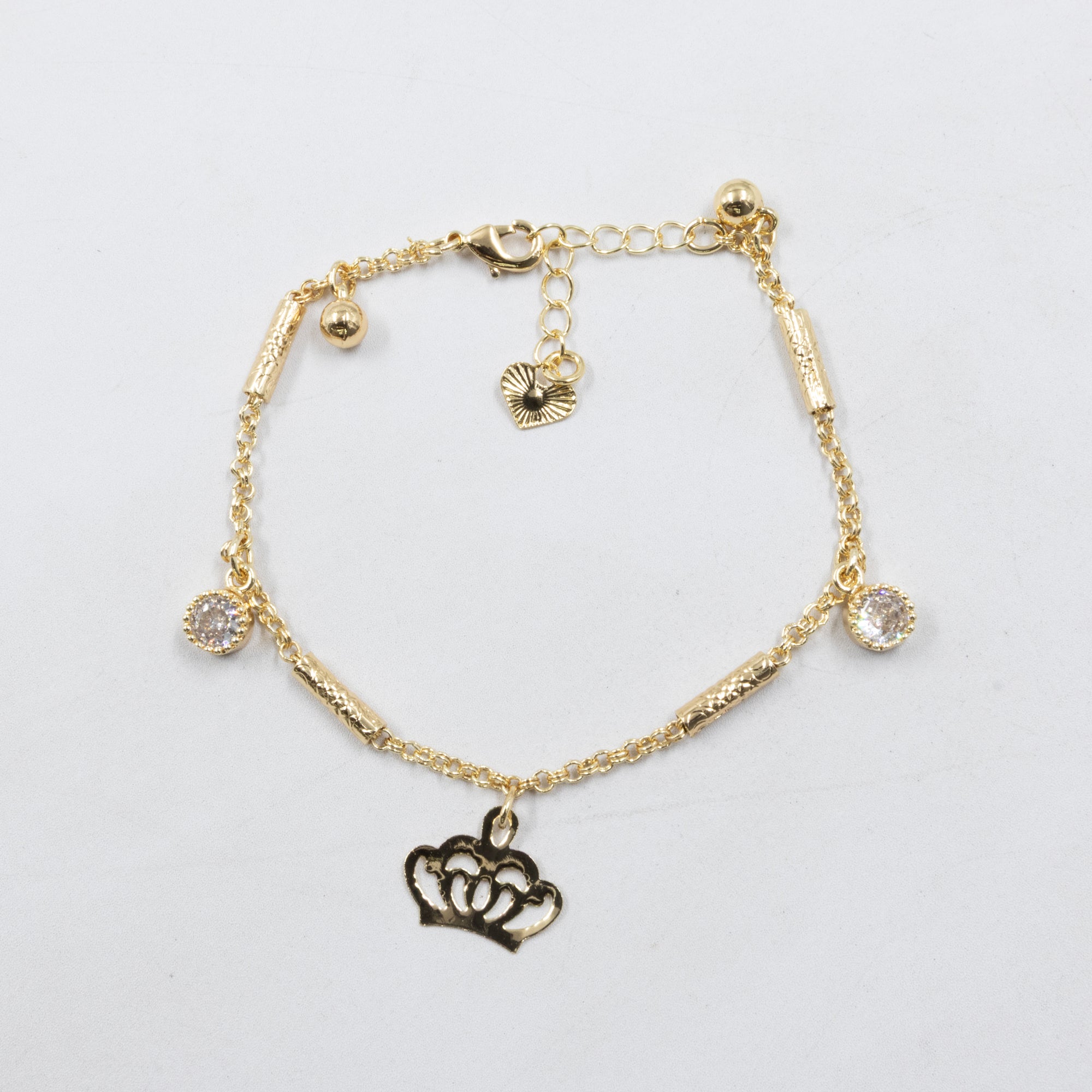 Pulseras Doradas con Dije M1 Oro Laminado