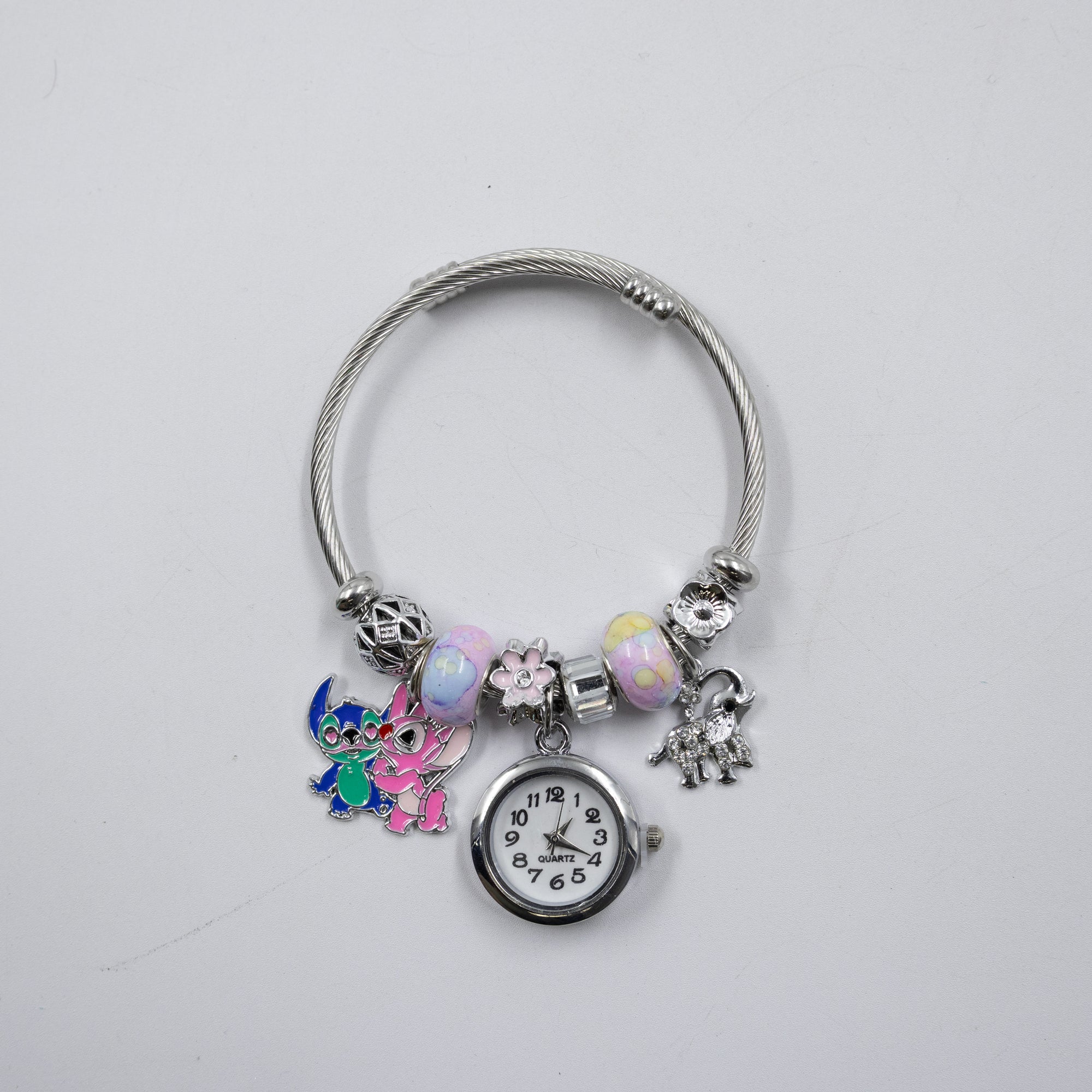 Pulsera tipo Pandora Plateadas M19 Oro Laminado
