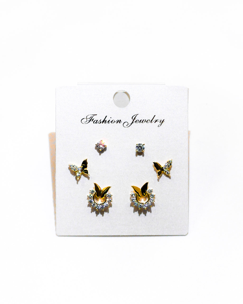 Set Aretes X3 - M10 Oro Laminado