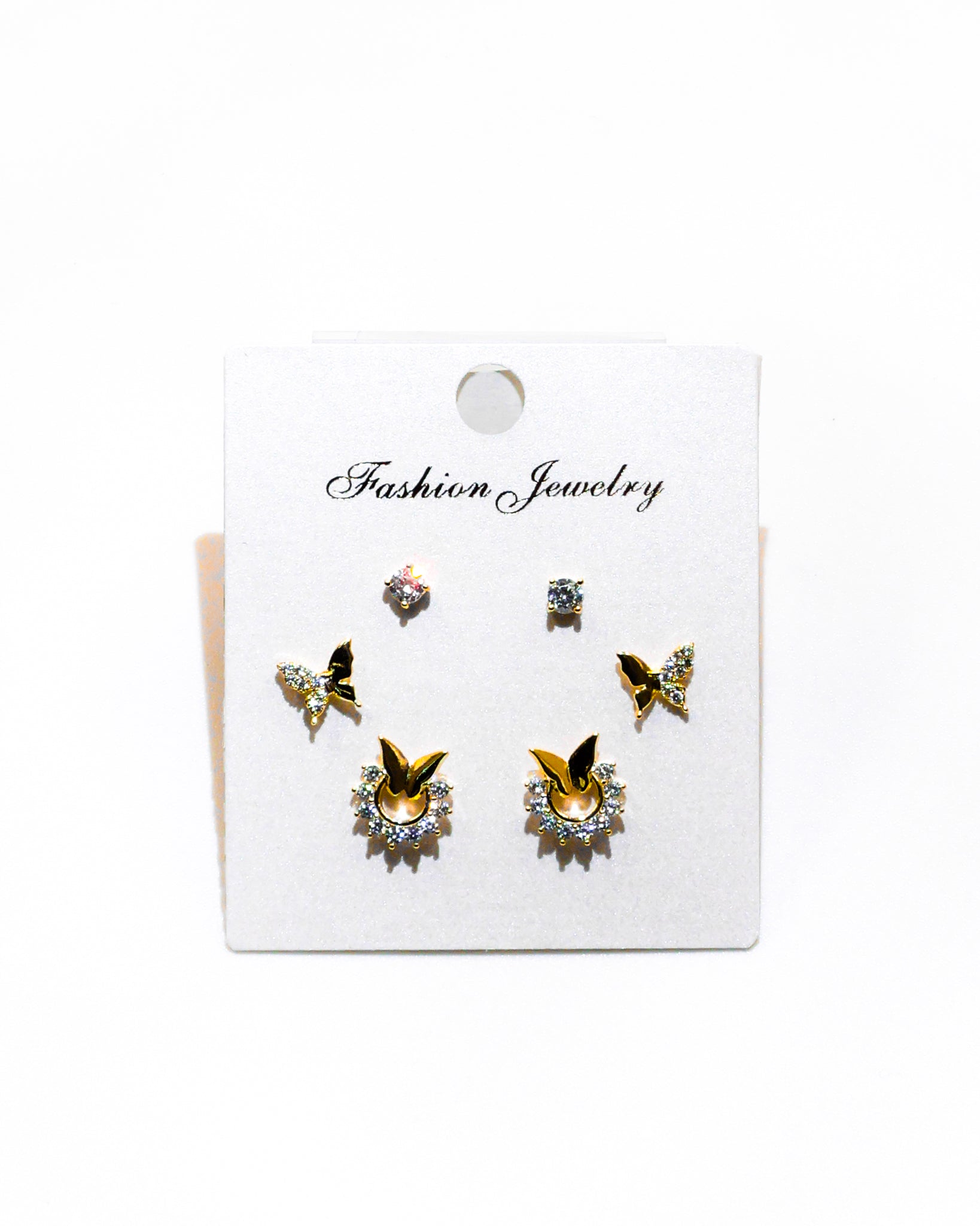 Set Aretes X3 - M10 Oro Laminado
