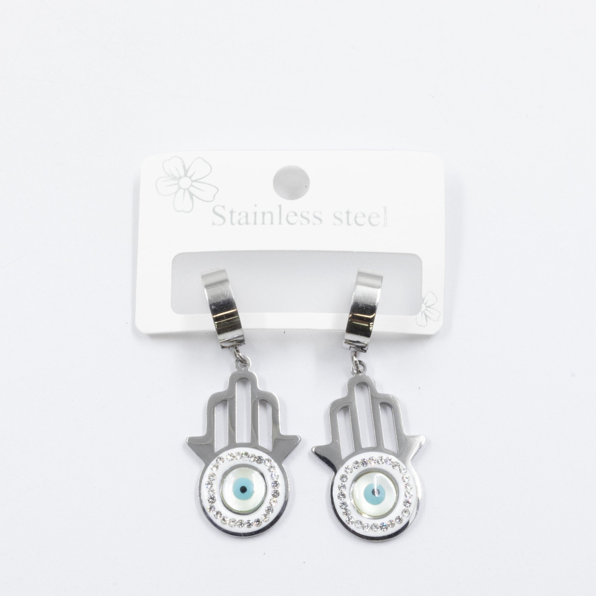 Aretes Dorados de Ojo Turco M7 Oro Laminado