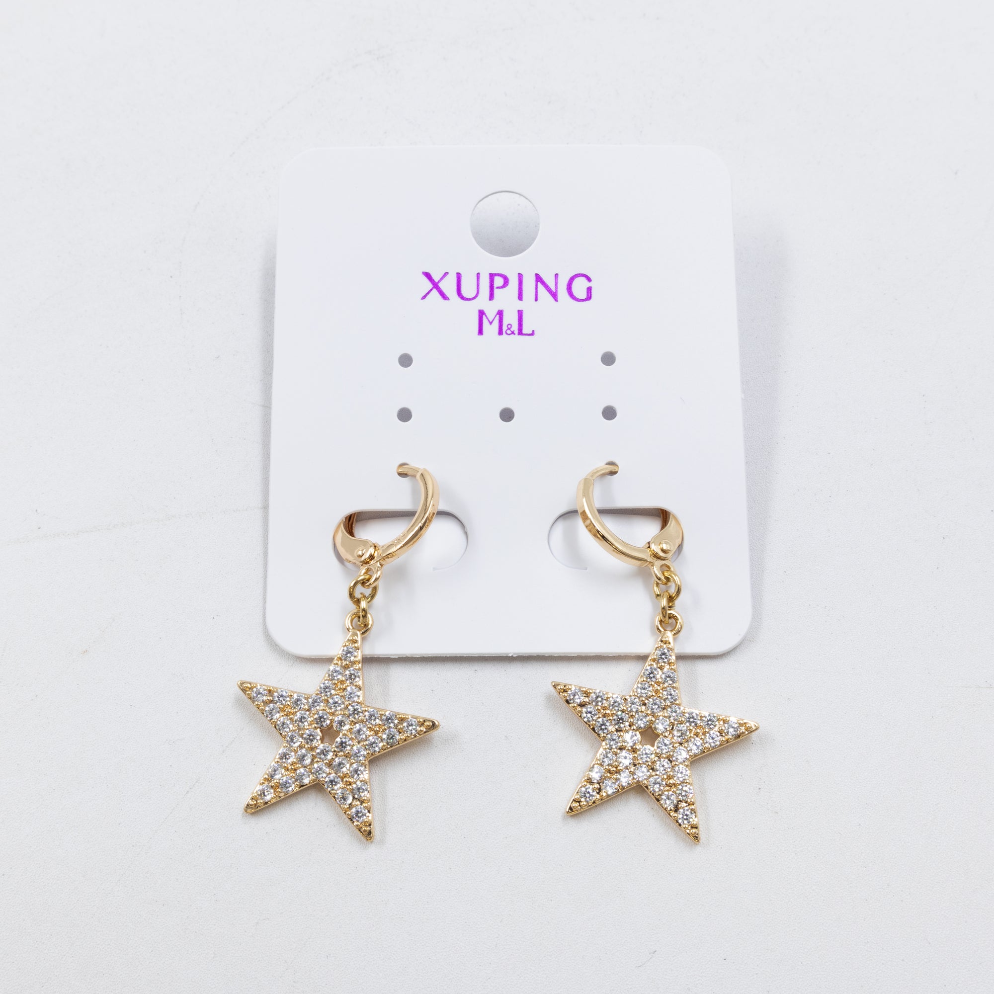 Aretes Dorados Xuping de Gancho M11 Oro Laminado