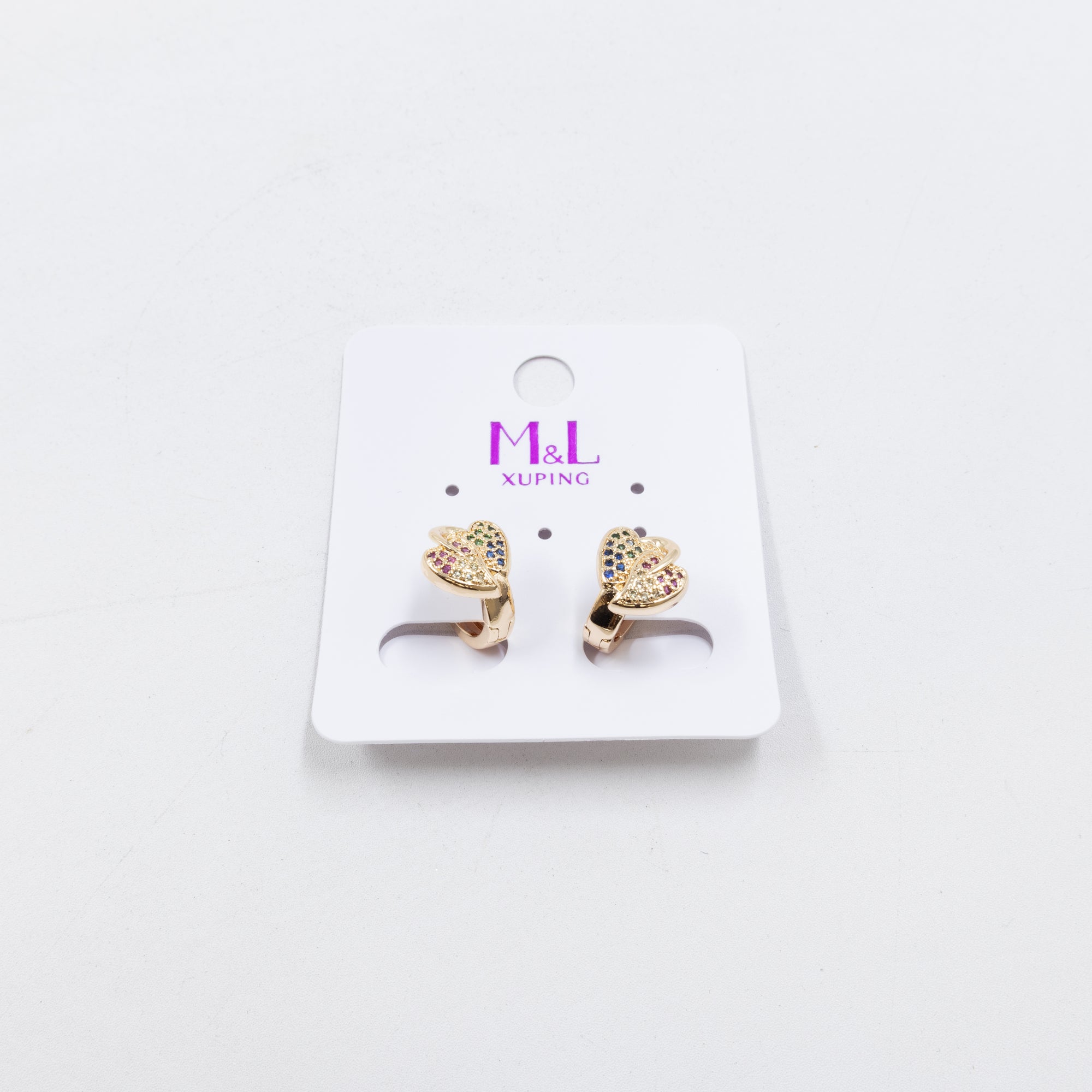 Aretes Dorados Xuping de Aro M5 Oro Laminado