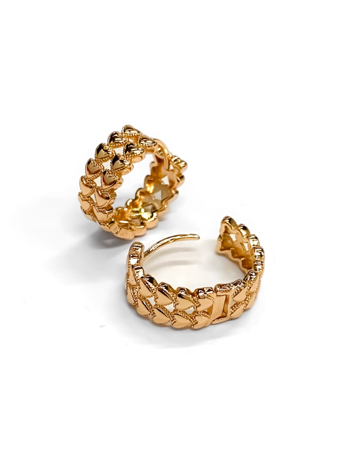 ARETES HUGGIES M2 - ORO LAMINADO