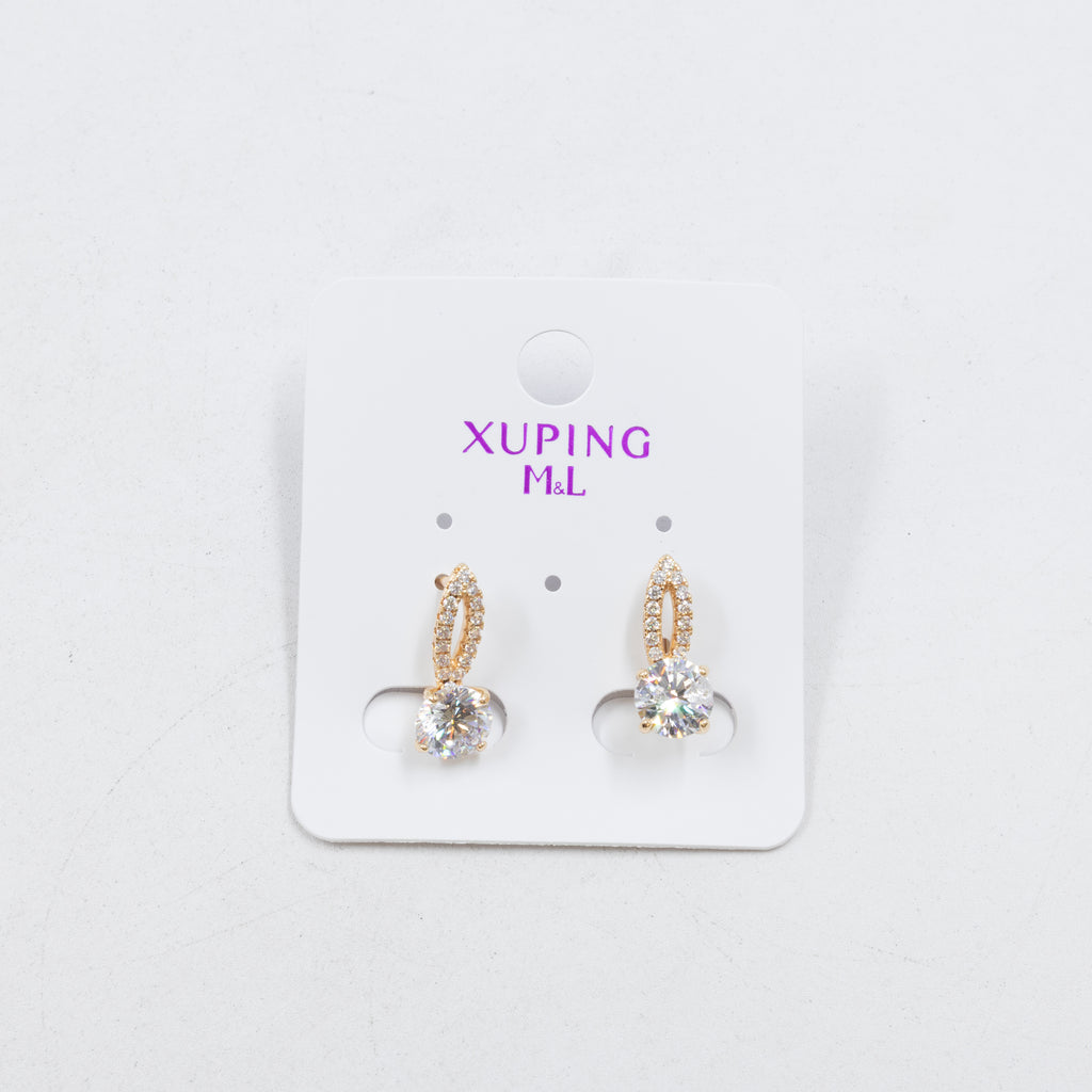 Aretes Xuping Dorados M10 Oro Laminado