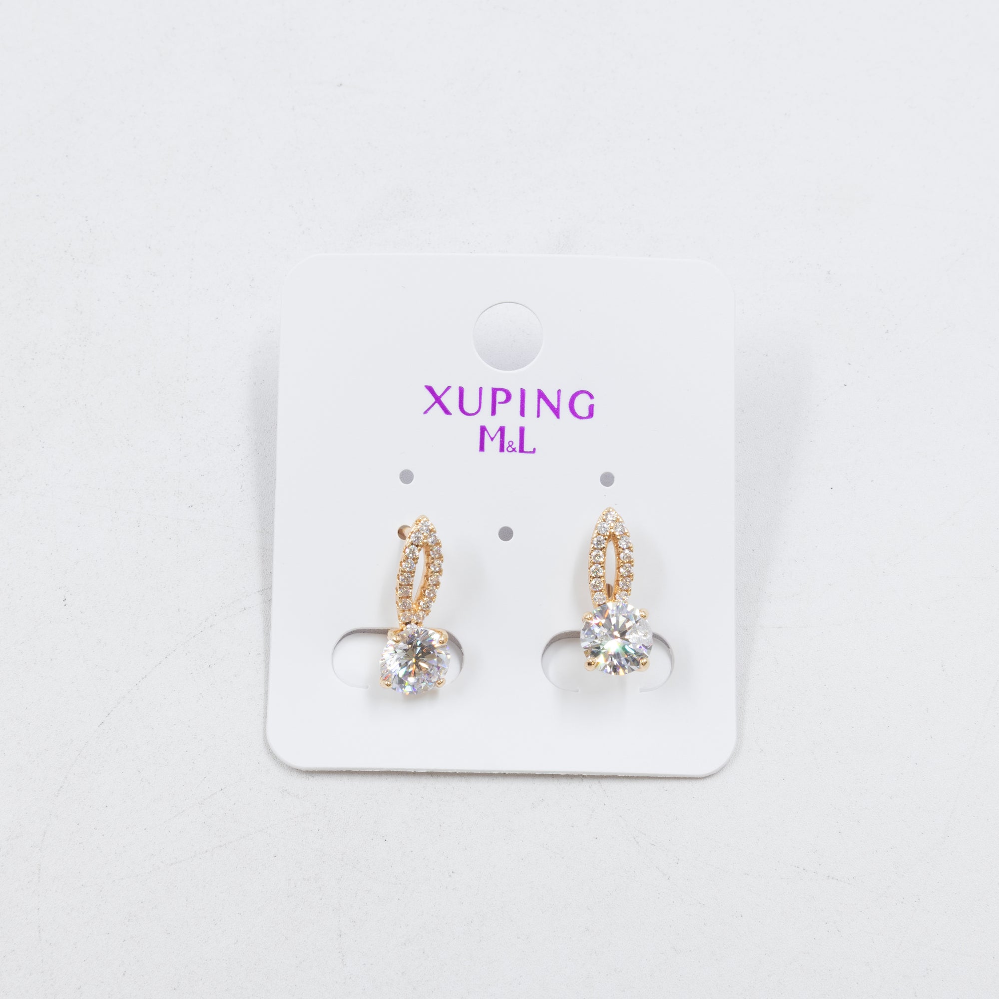 Aretes Xuping Dorados M10 Oro Laminado