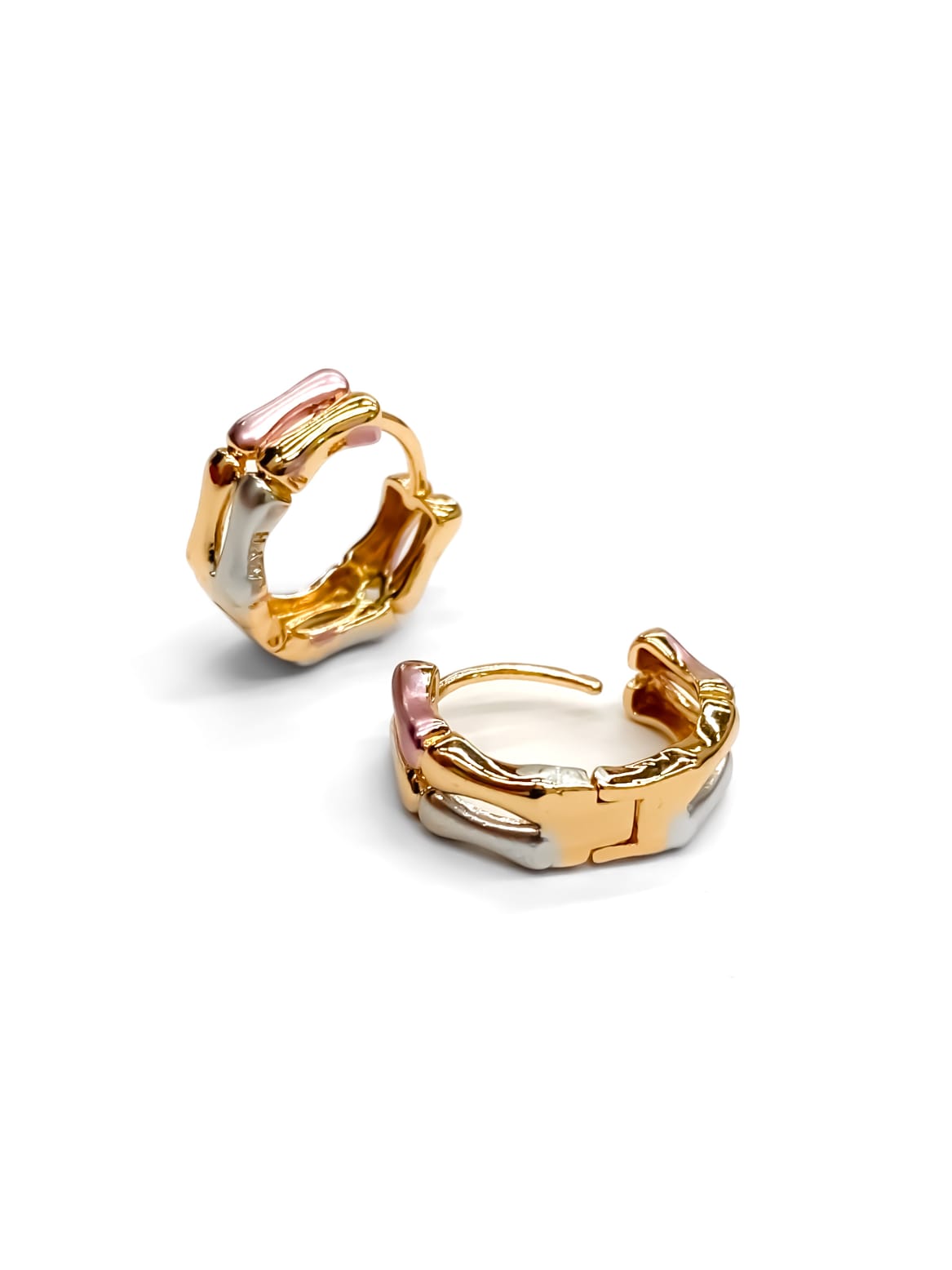 ARETES HUGGIES M20 - ORO LAMINADO