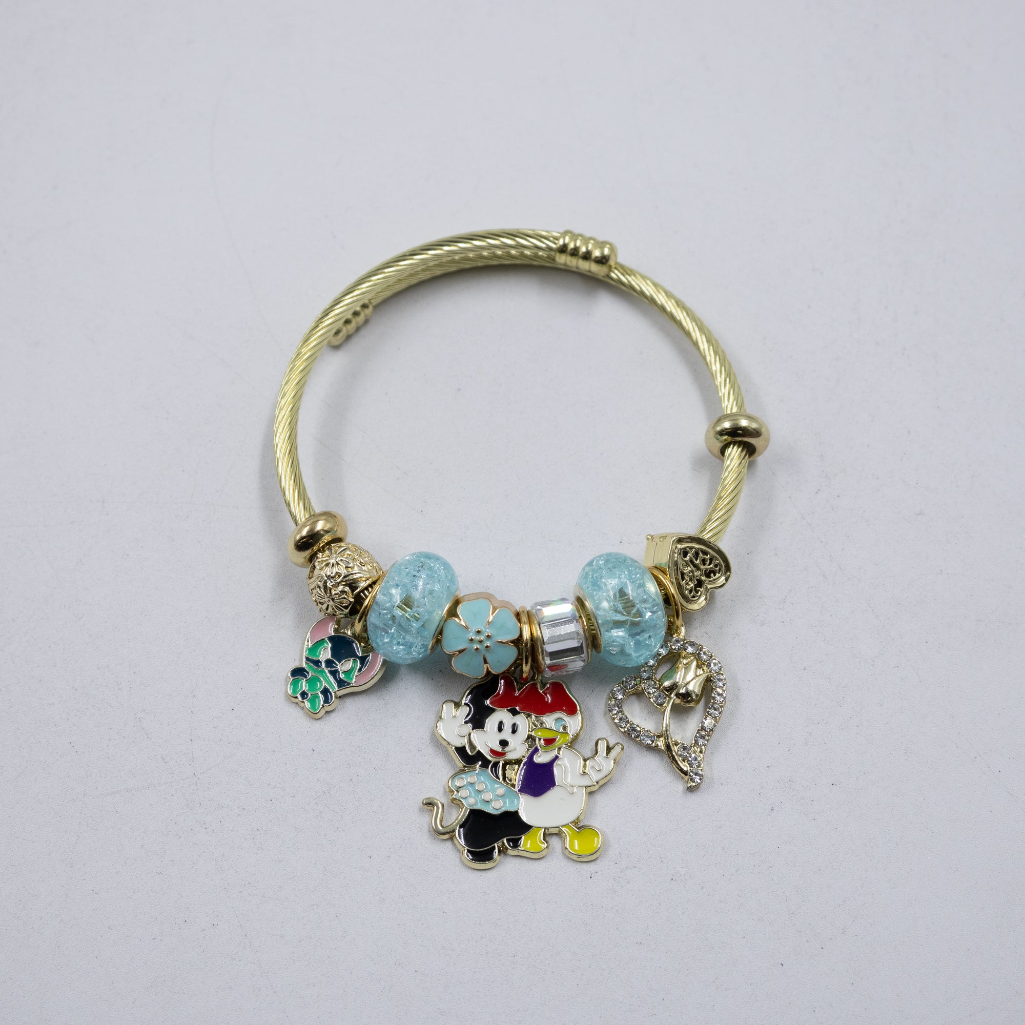 Pulsera tipo Pandora M8 Oro Laminado