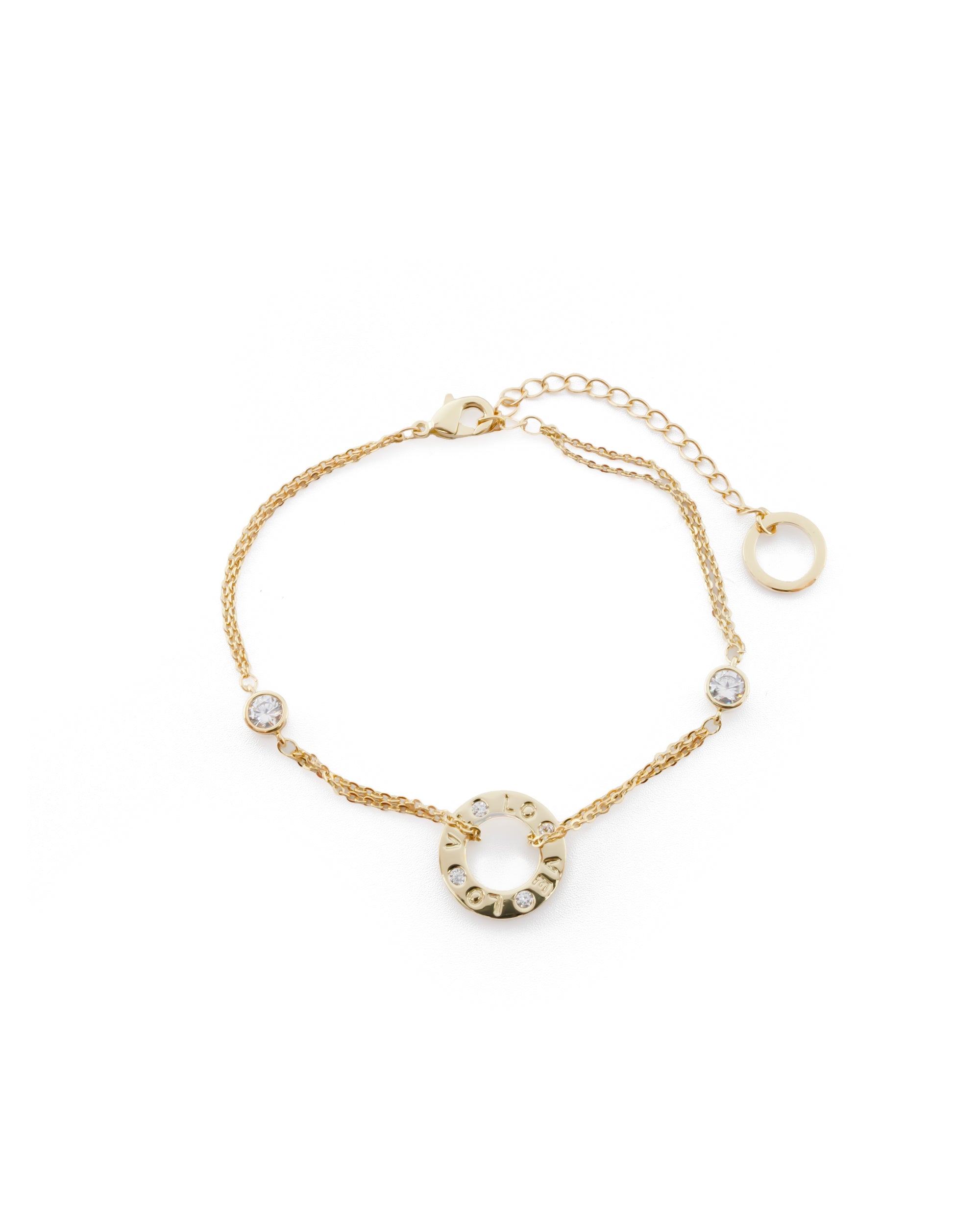 Pulsera Dorada Ansheli M5 - Oro Laminado