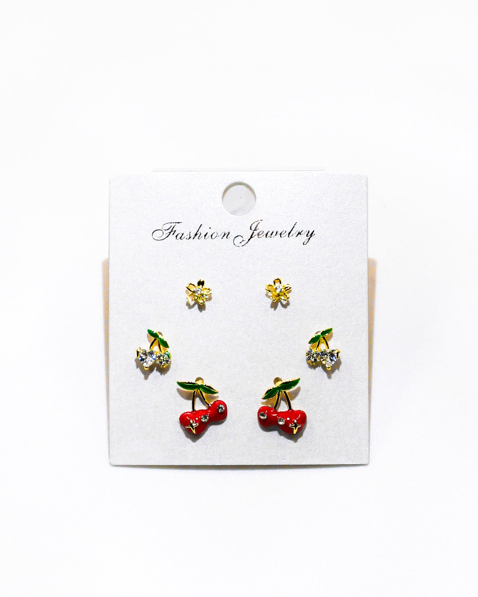Set Aretes X3 - M4 Oro Laminado