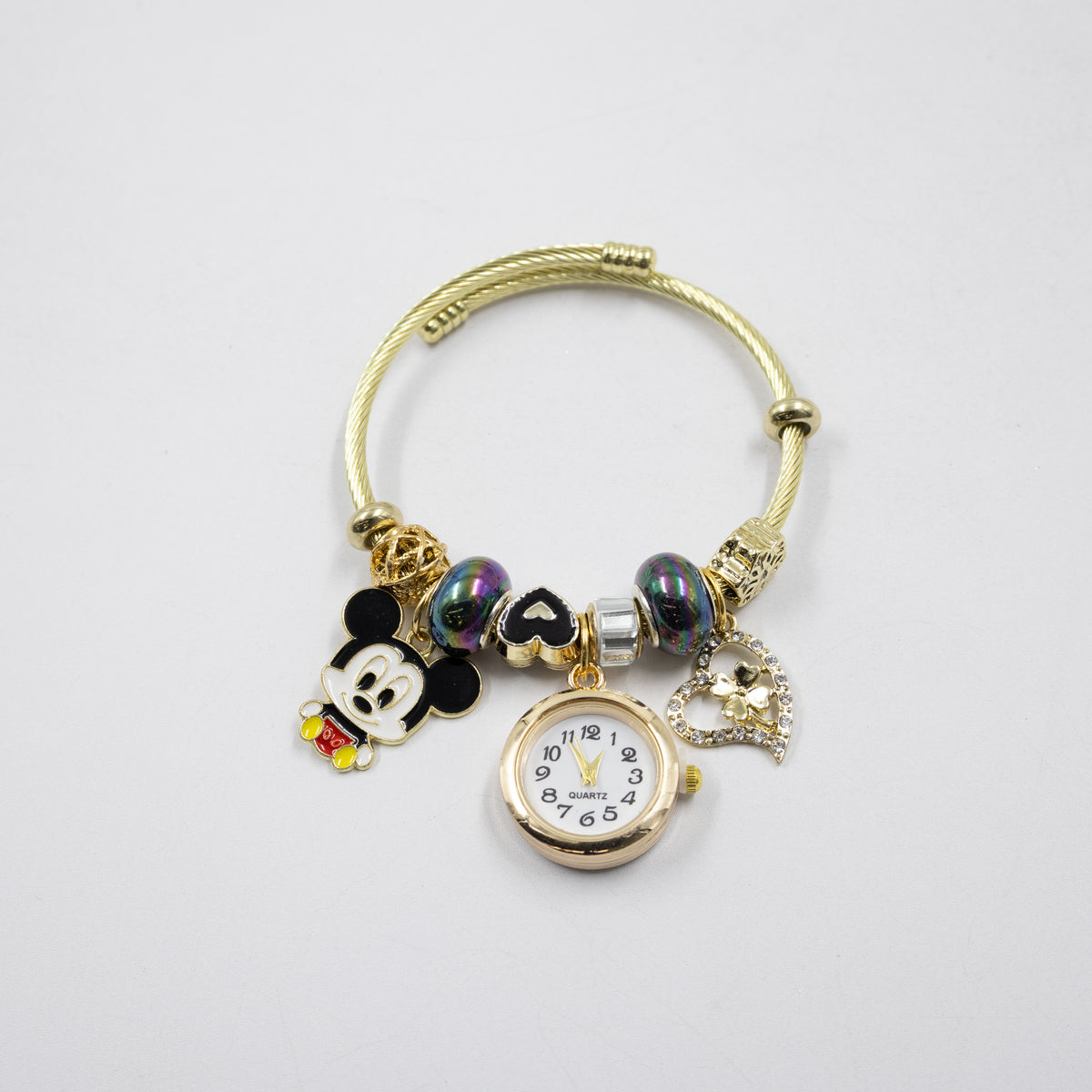 Pulsera tipo Pandora Dorados M17 Oro Laminado