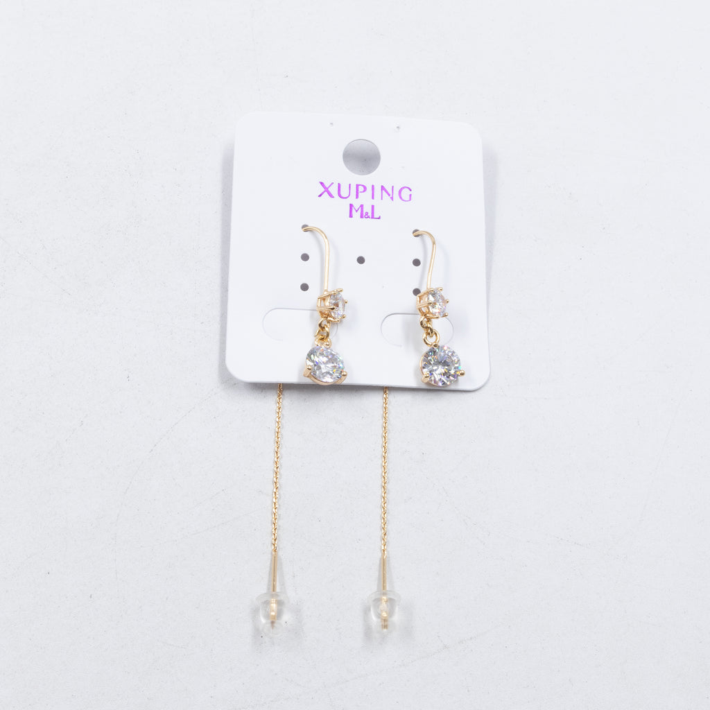 Aretes Xuping Dorados M6 Oro Laminado