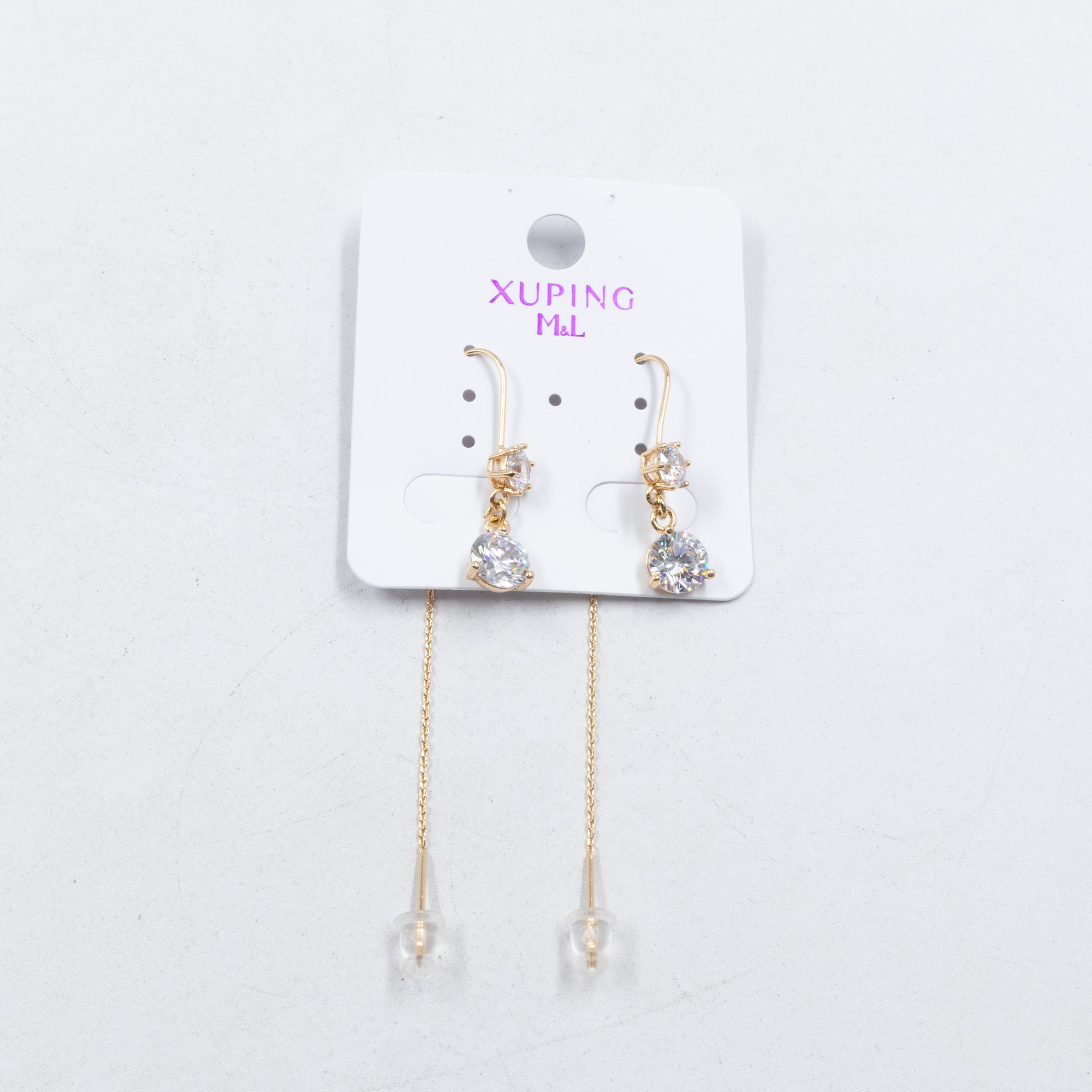 Aretes Xuping Dorados M6 Oro Laminado