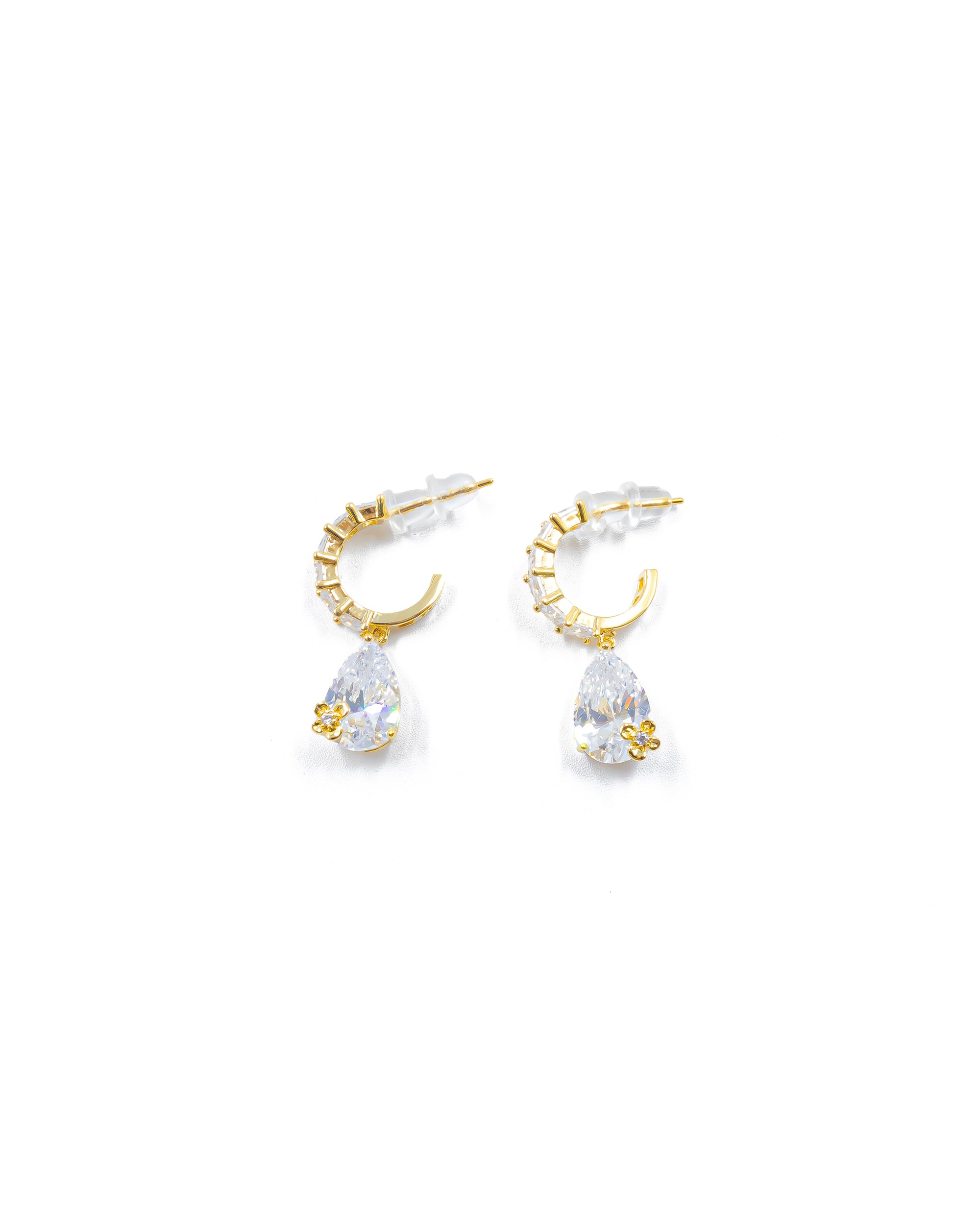 Aretes Largos Ansheli Dorados M12 Oro Laminado