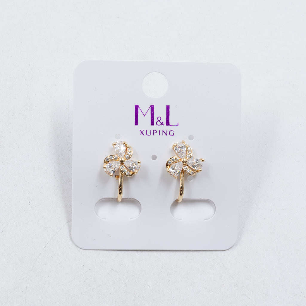Aretes Xuping Dorados M5 Oro Laminado