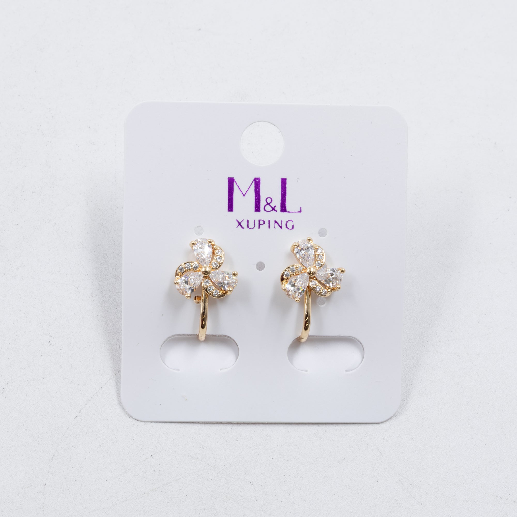 Aretes Xuping Dorados M5 Oro Laminado