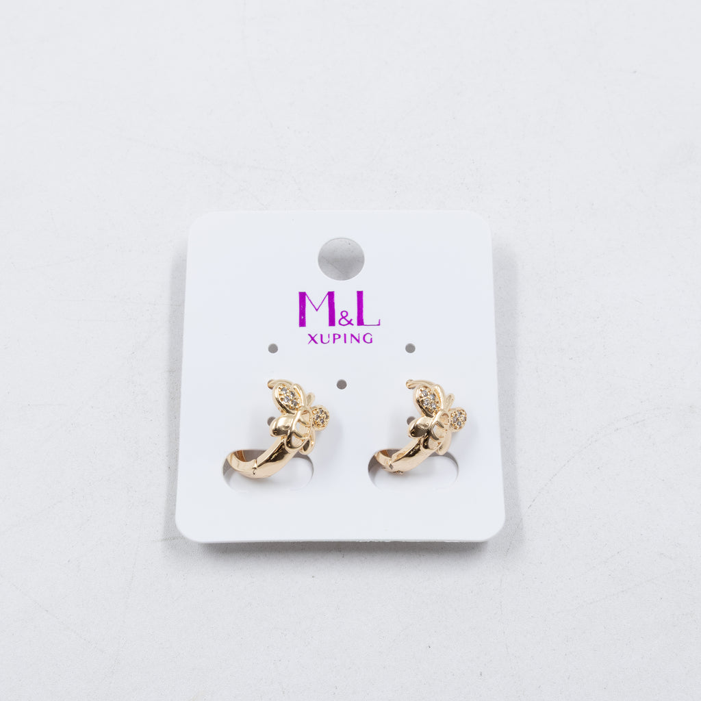 Aretes Xuping Dorados M11 Oro Laminado