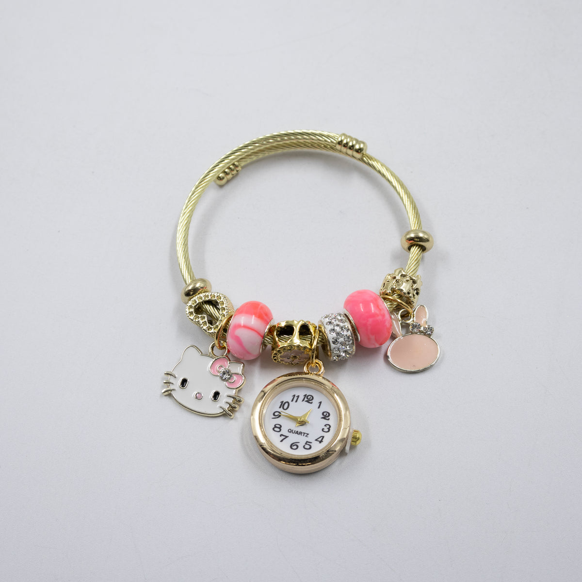 Pulsera tipo Pandora Dorados M20 Oro Laminado