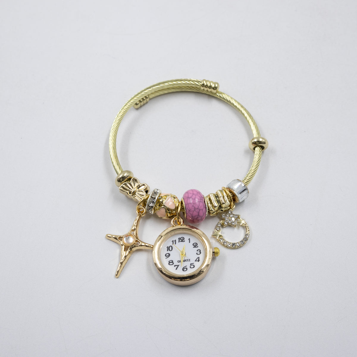 Pulsera tipo Pandora Dorados M23 Oro Laminado