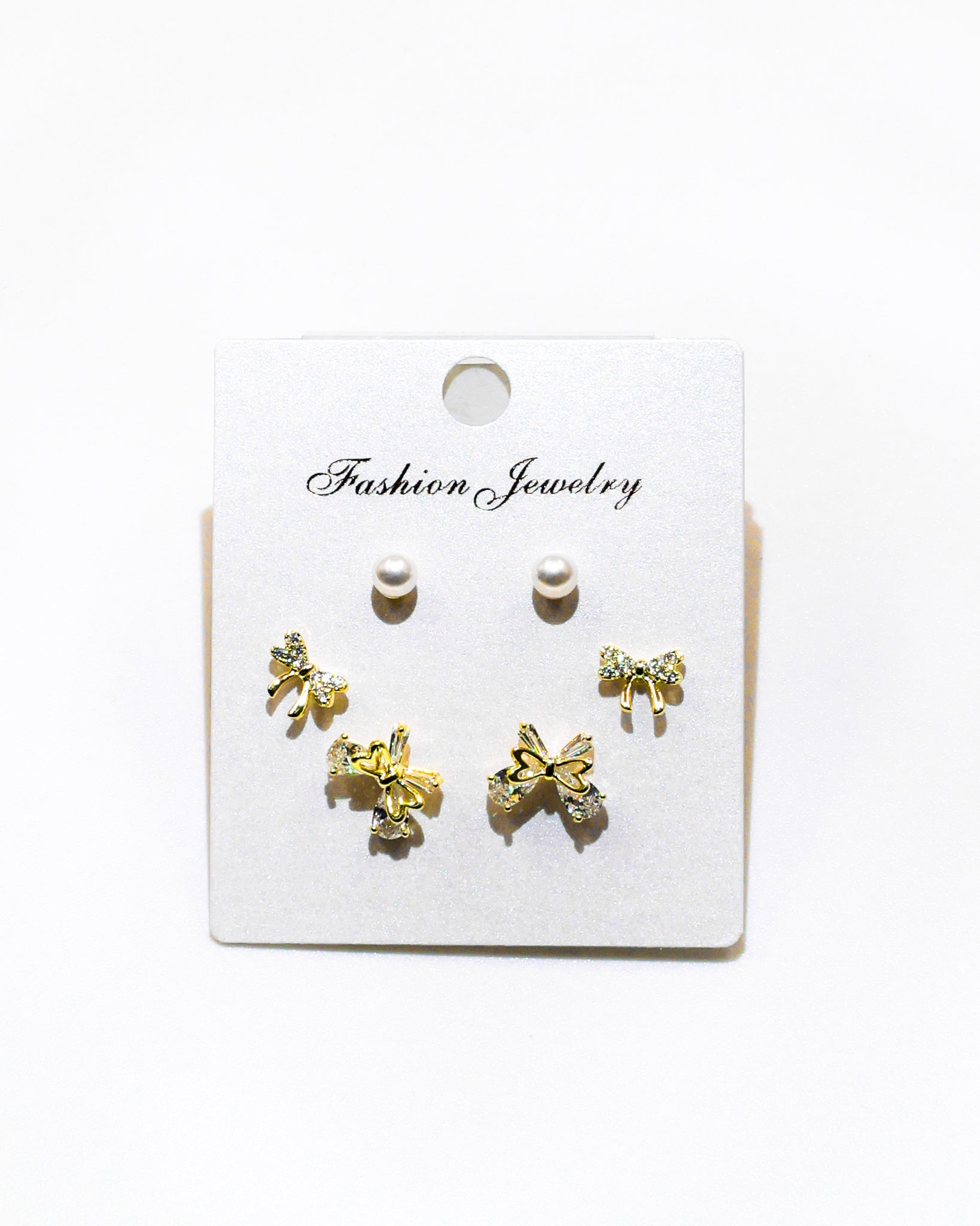 Set Aretes X3 - M15 Oro Laminado
