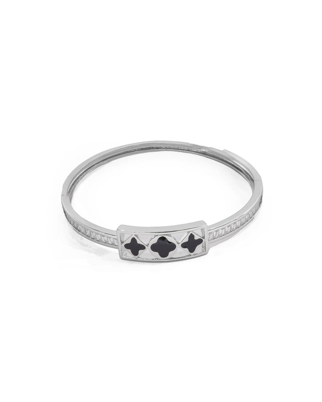 Brazalete Dorado con Piedras M8 Oro Laminado