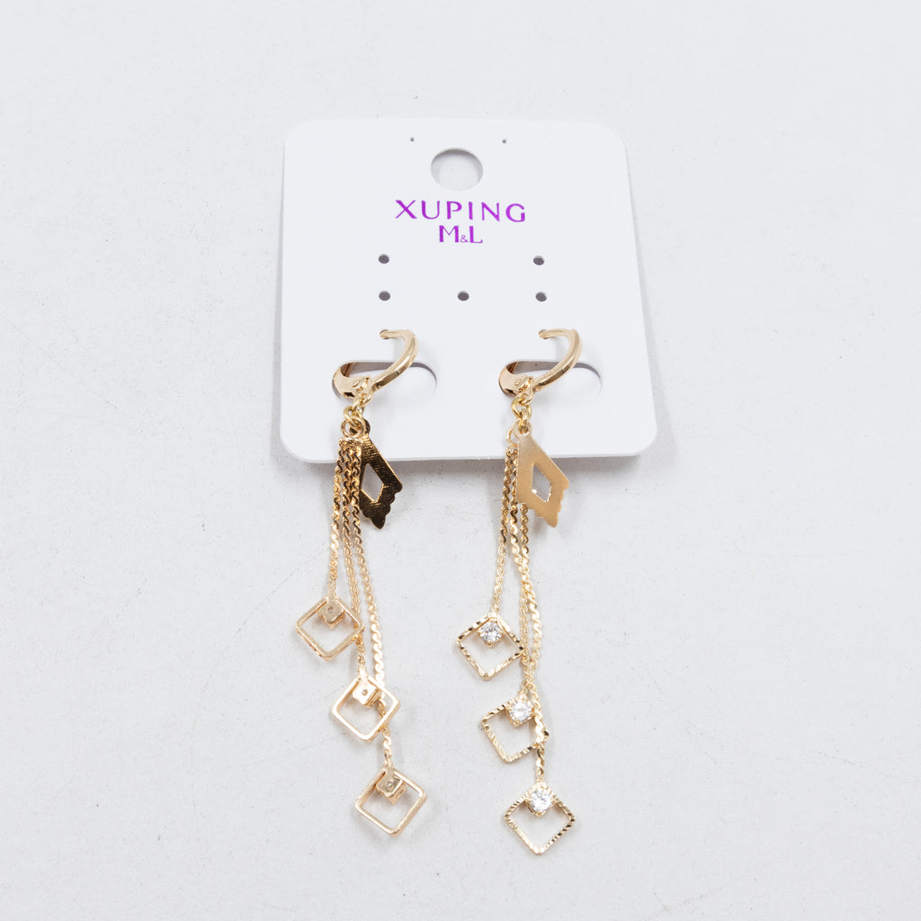 Aretes Xuping Dorados M9 Oro Laminado