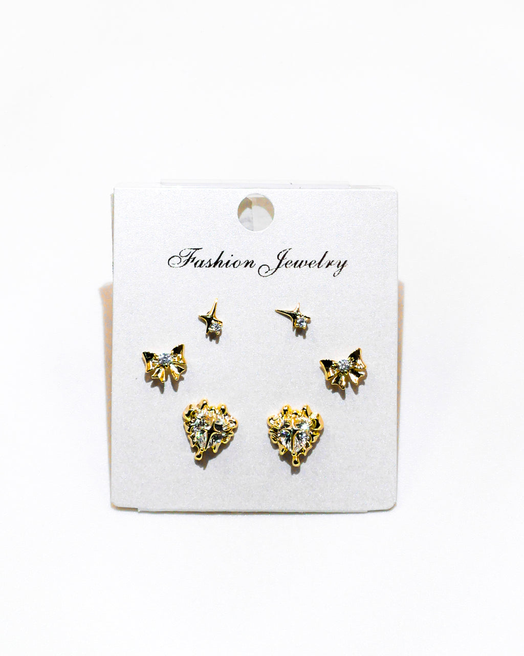 Set Aretes X3 - M12 Oro Laminado