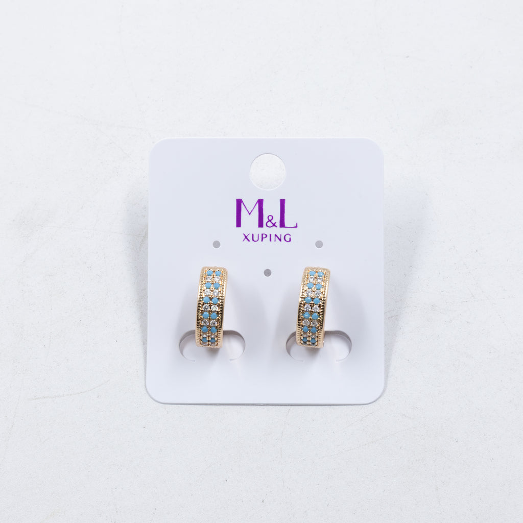 Aretes Xuping Dorados M14 Oro Laminado