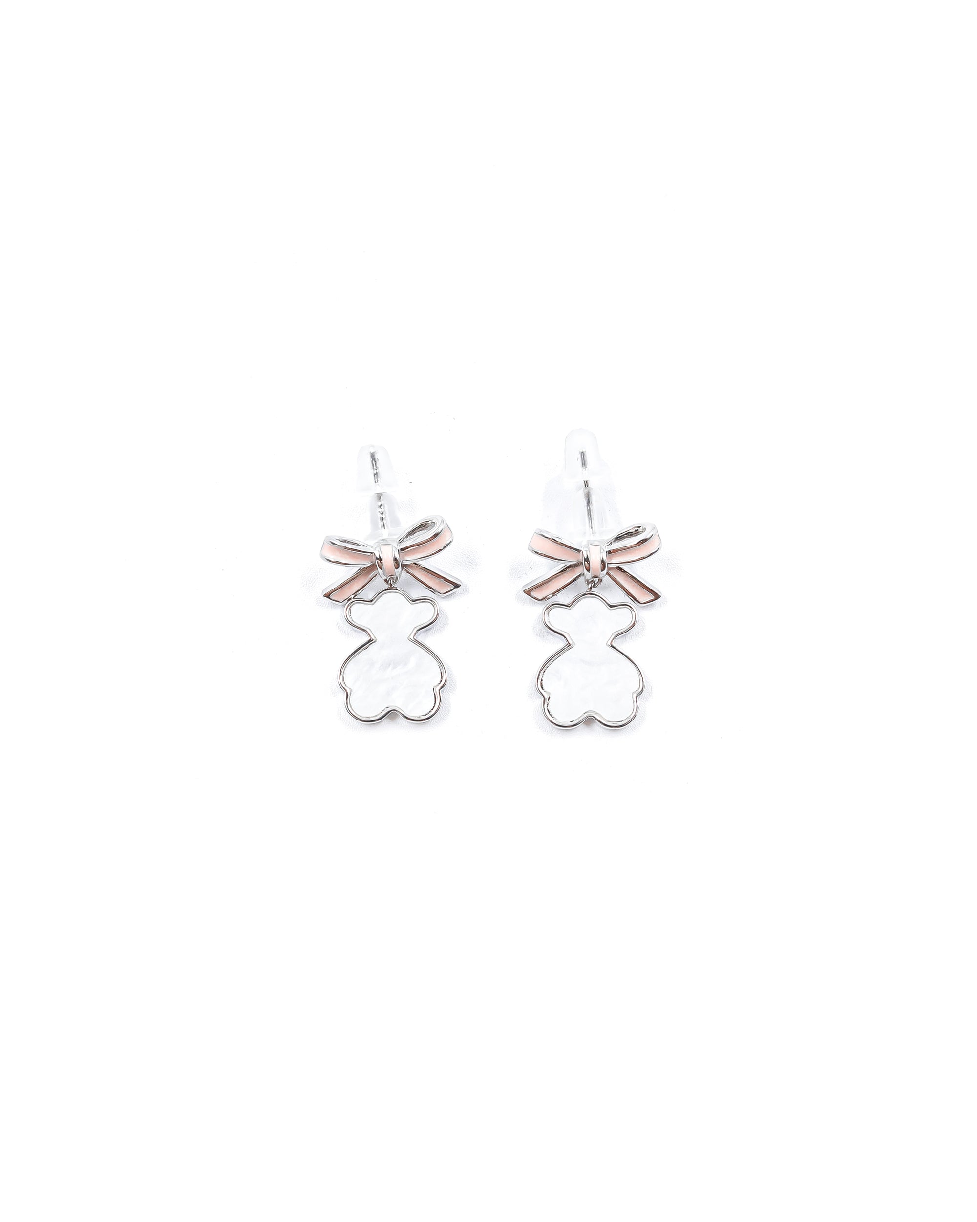 Aretes Largos Ansheli Plateados M15 Oro Laminado