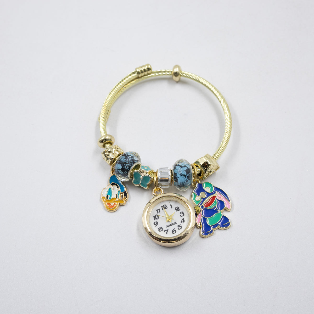 Pulsera tipo Pandora Dorados M21 Oro Laminado