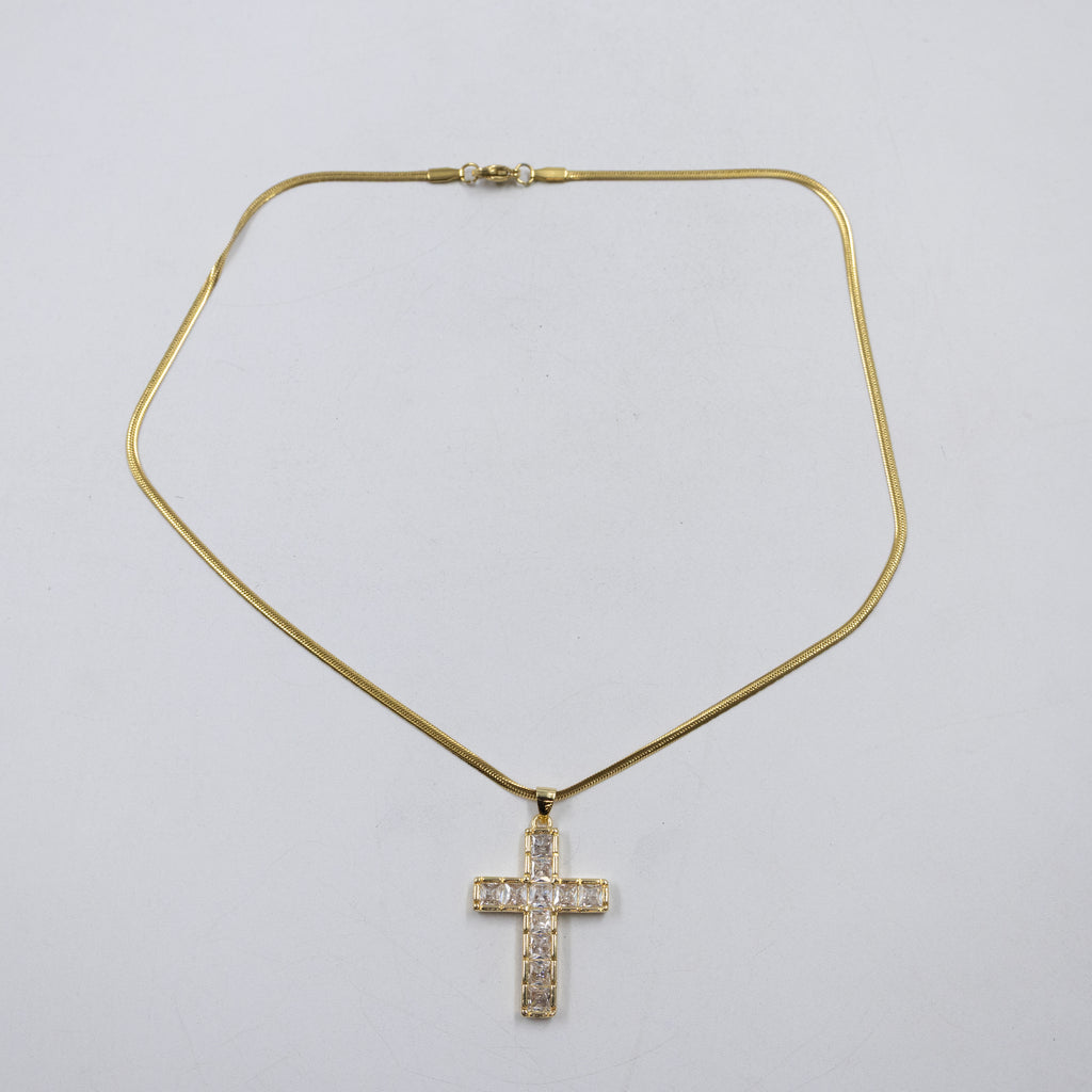 Collar Dorado Religioso M2 Oro Laminado