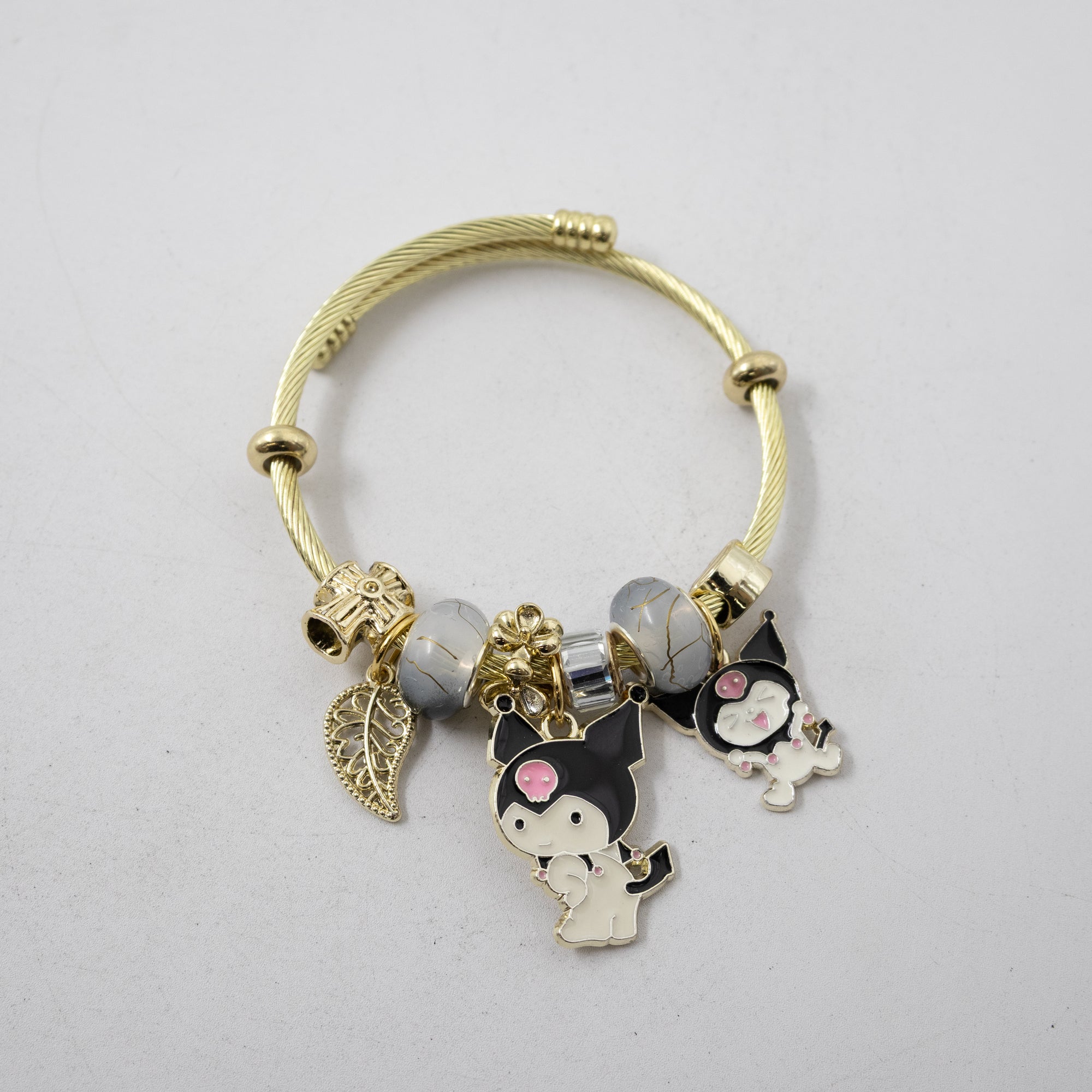 Pulsera tipo Pandora M2 Oro Laminado