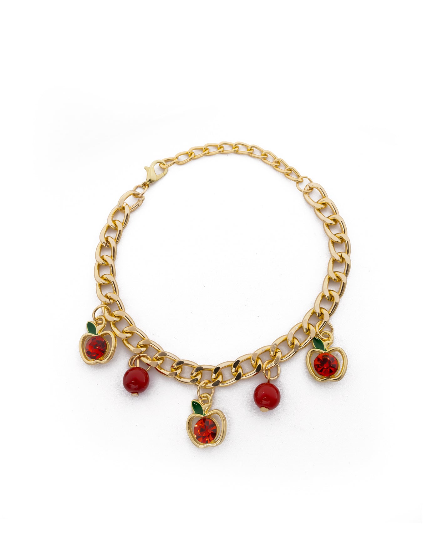 PULSERA DE CEREZA M6 ORO LAMINADO