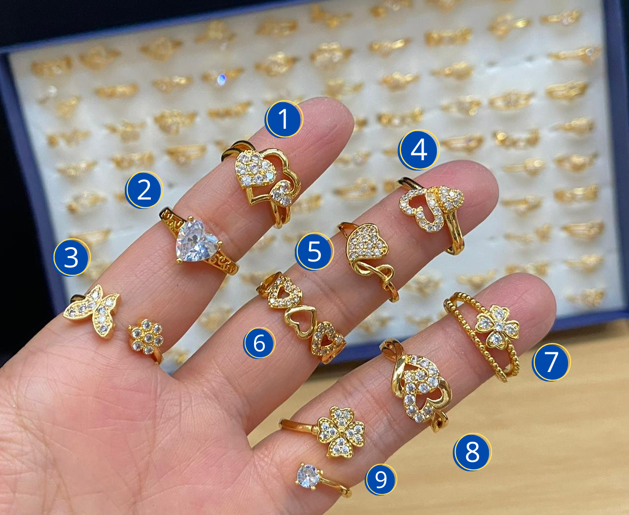 Anillos M2 ORO LAMINADO