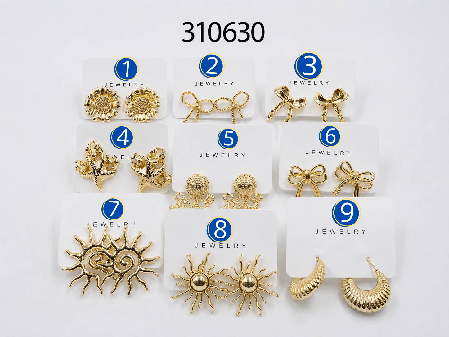 [31/JULIO/26] Aretes Dorados M2 Oro Laminado