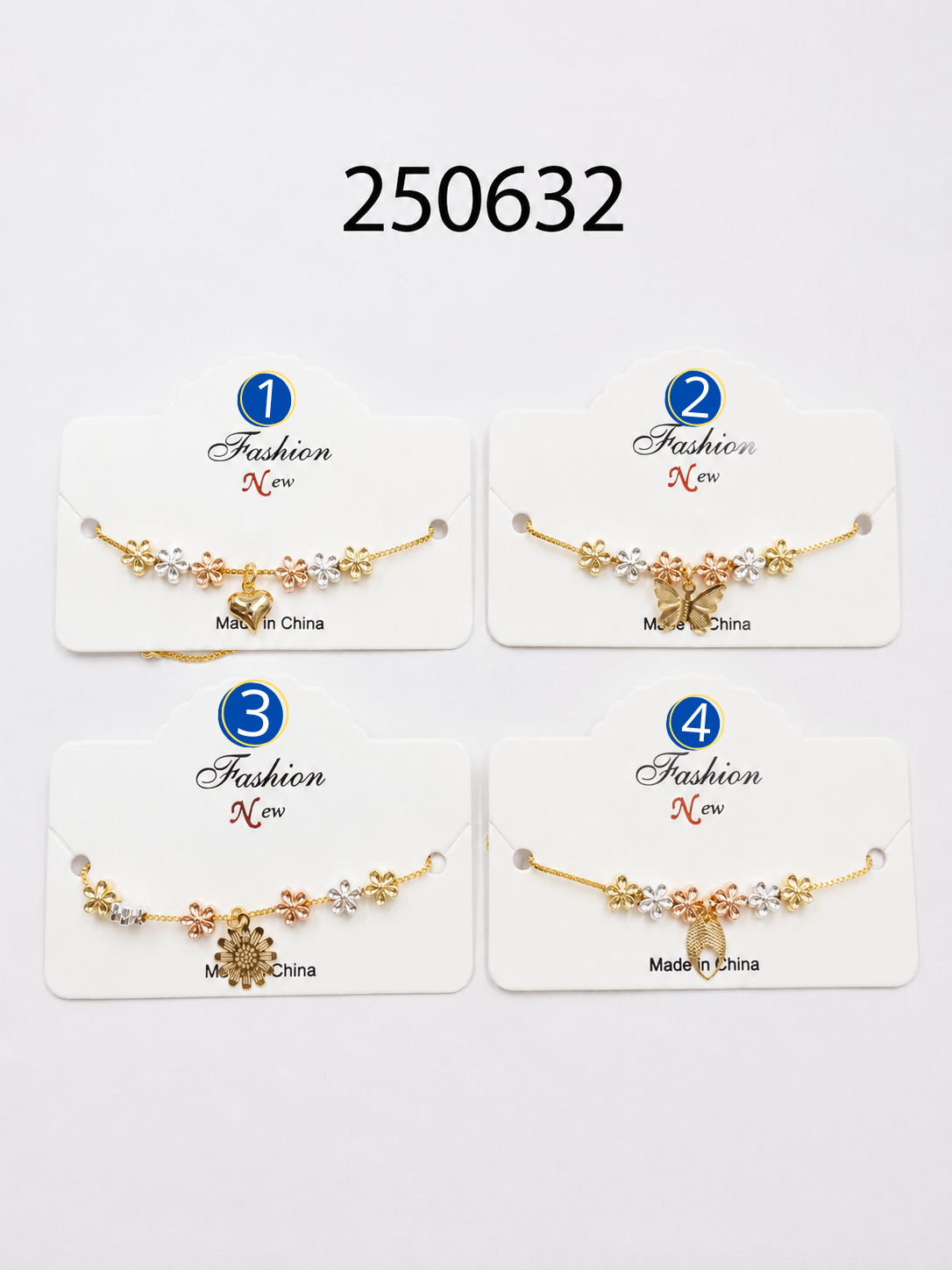 [31/JULIO/26] Pulseras de Oro Florentino Ajustables con Dije M1 Oro Laminado