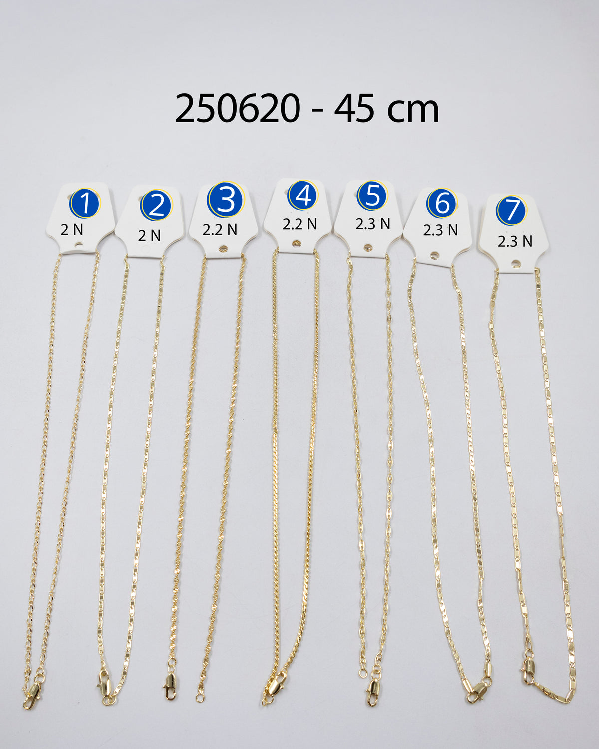 [01/AGOSTO/26] Cadenas Doradas de 45 cm M4 Oro Laminado