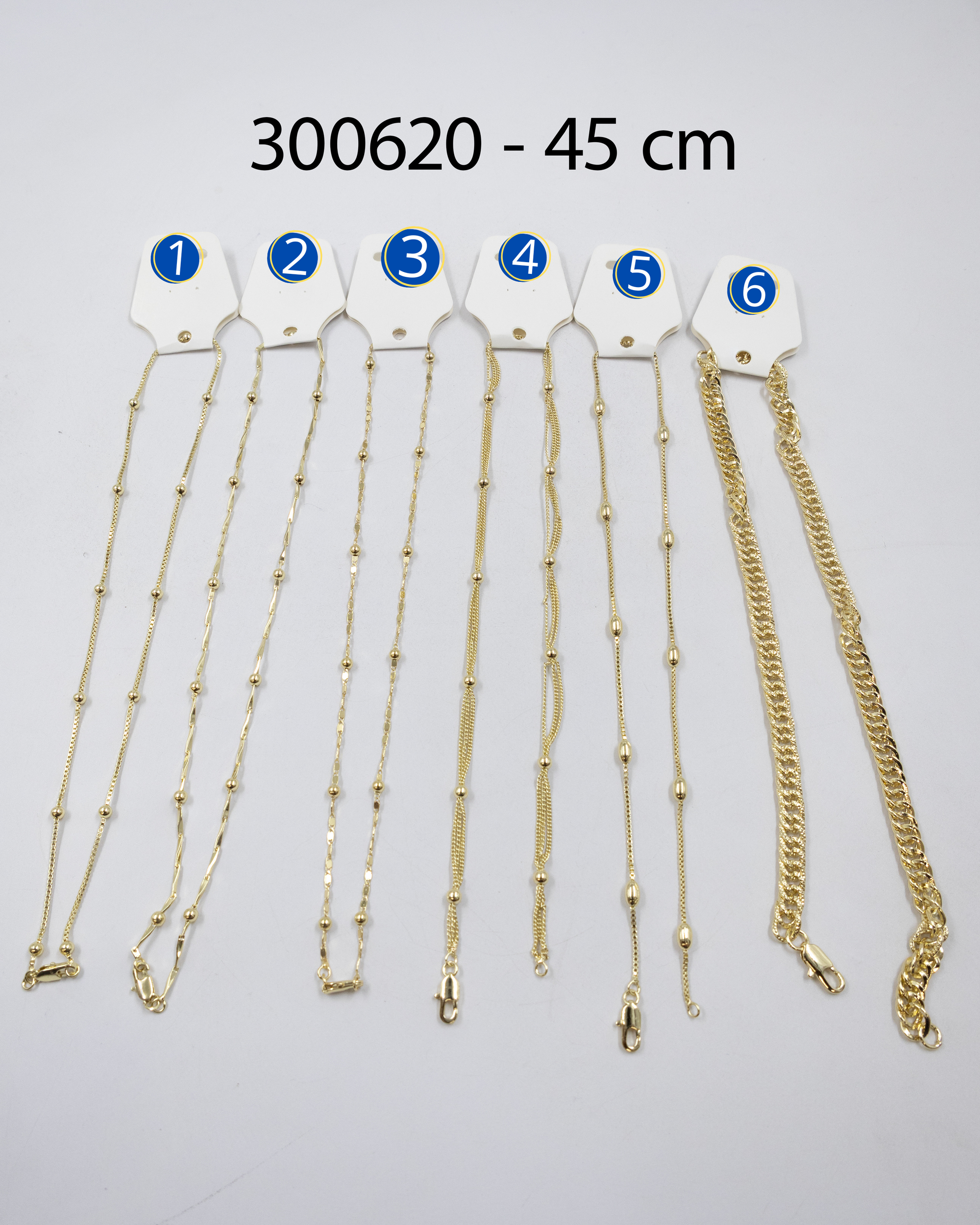 Cadenas Doradas de 45 cm M11 Oro Laminado