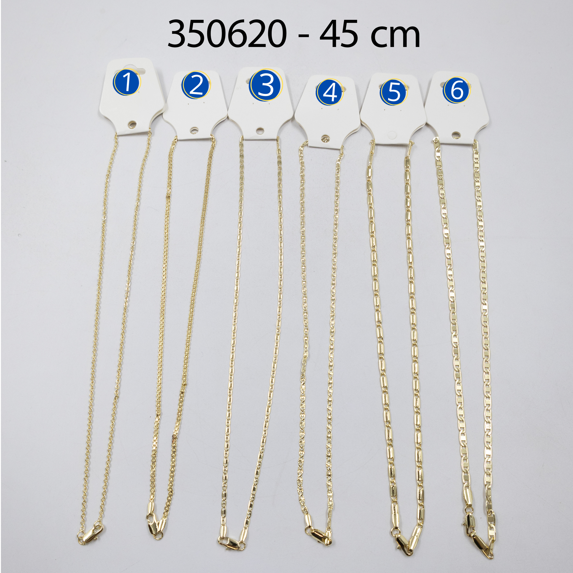 Cadenas Doradas de 45 cm M1 Oro Laminado