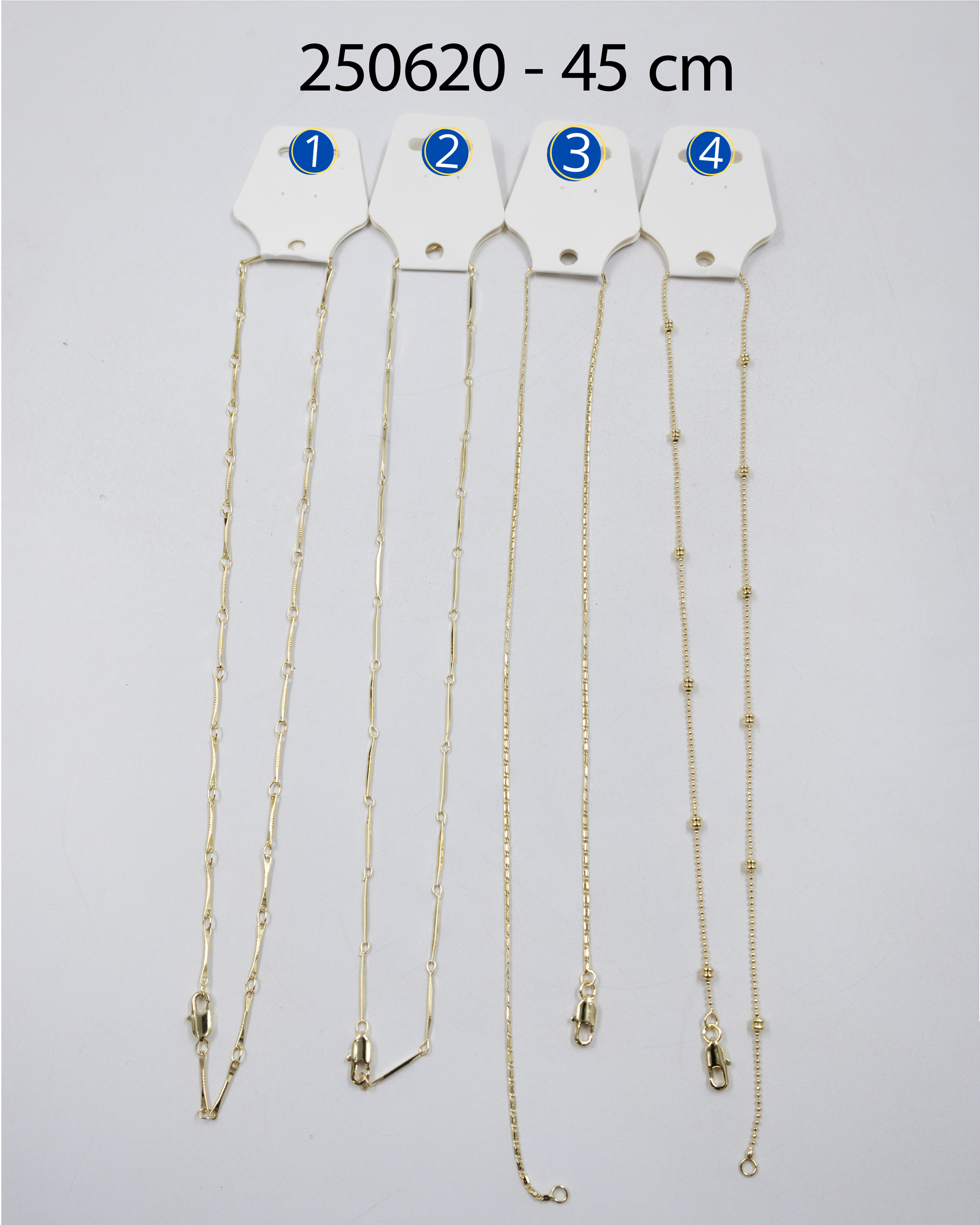 Cadenas Doradas de 45 cm M6 Oro Laminado
