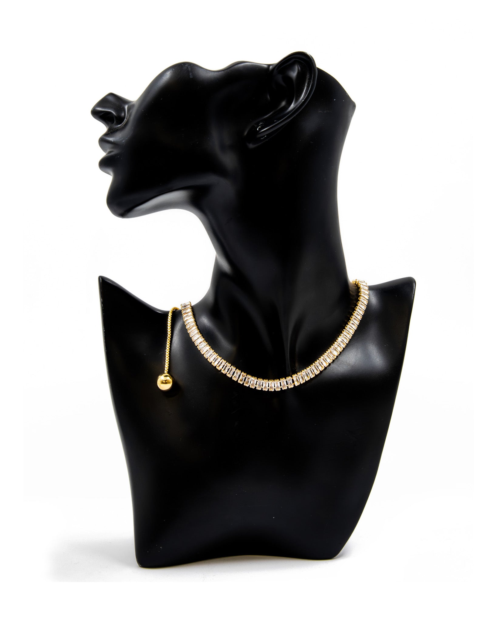 Collar de Cristales  M3 Oro Laminado