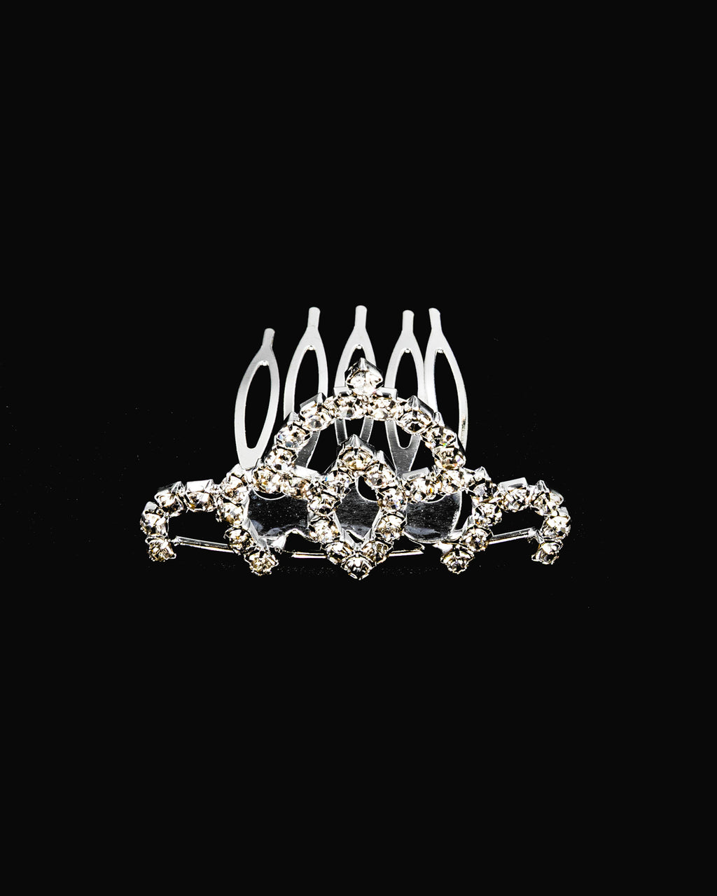 Tiara Plateada M1 Oro Laminado