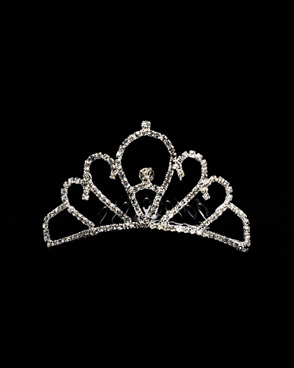 Tiara Plateada M62 Oro Laminado