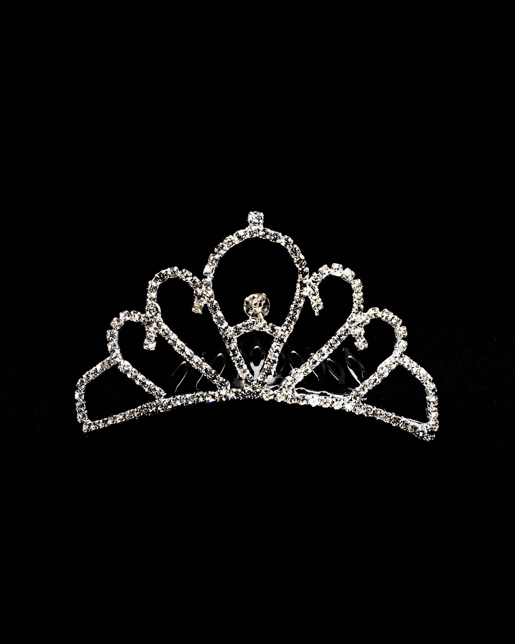Tiara Plateada M62 Oro Laminado