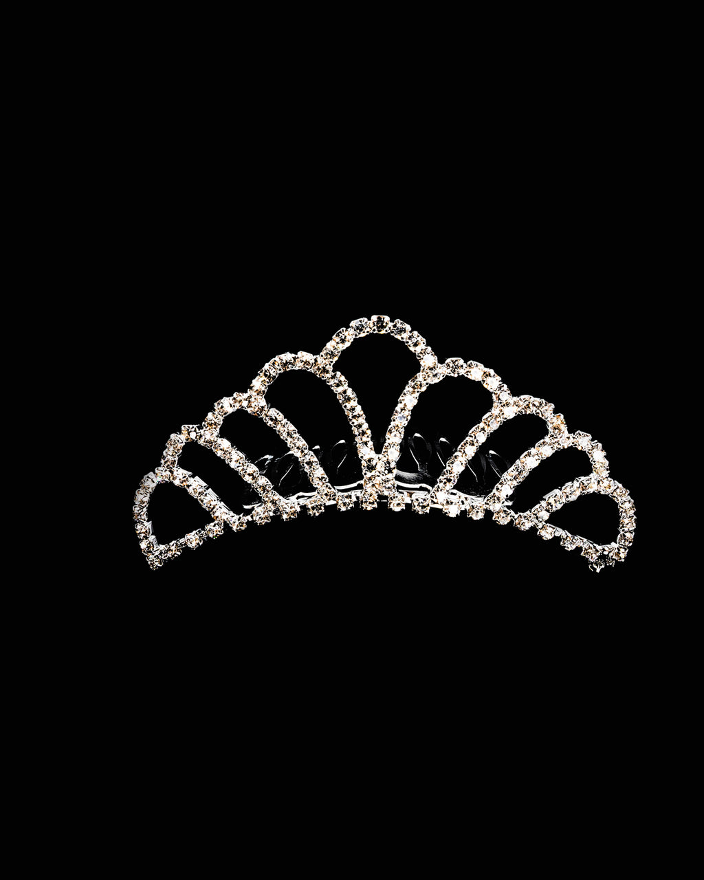 Tiara Plateada M69 Oro Laminado
