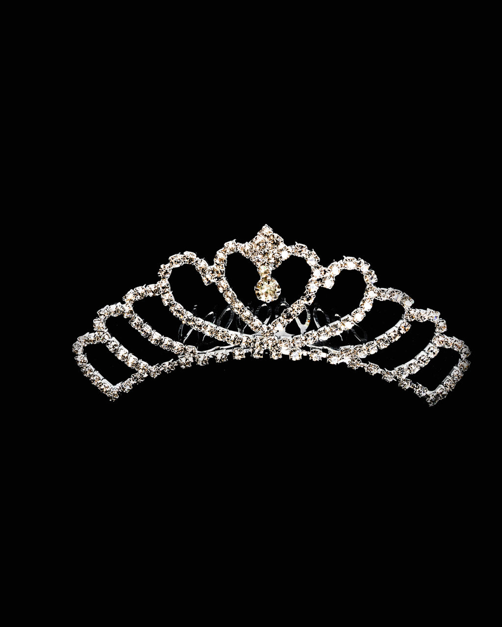 Tiara Plateada M71 Oro Laminado