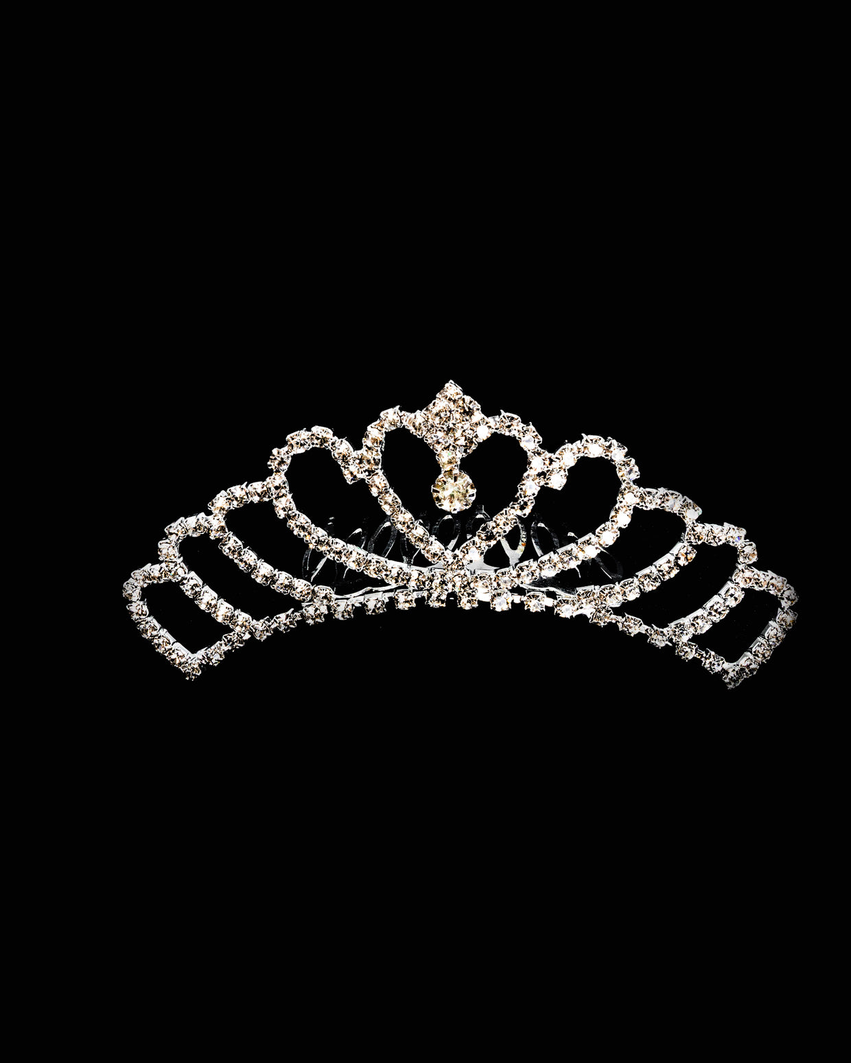 Tiara Plateada M71 Oro Laminado